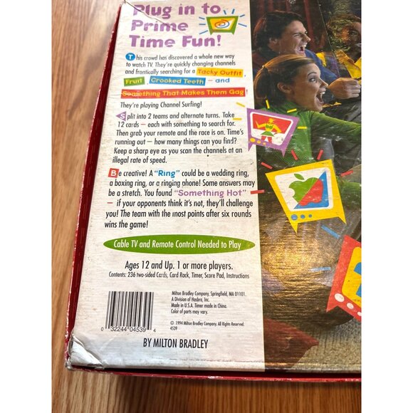 Channel Surfing Board Game By Milton Bradley Ages 12+ Complete Set family night - Picture 4 of 8